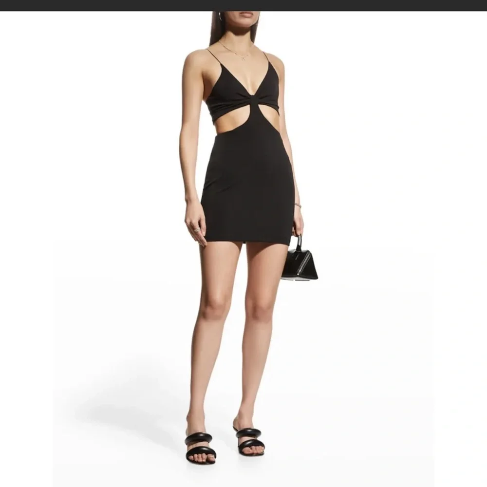 Alice + Olivia Havana Cutout Black Mini Dress - Picture 2 of 6